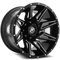 XF OFFROAD XF-218 20.0x9.0 5x127/5x139.7 Gloss Black Milled