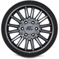 CHAMBER 18x12 8x165.1/8x170 -44 Black Ring / Matte Gunmetal Centre