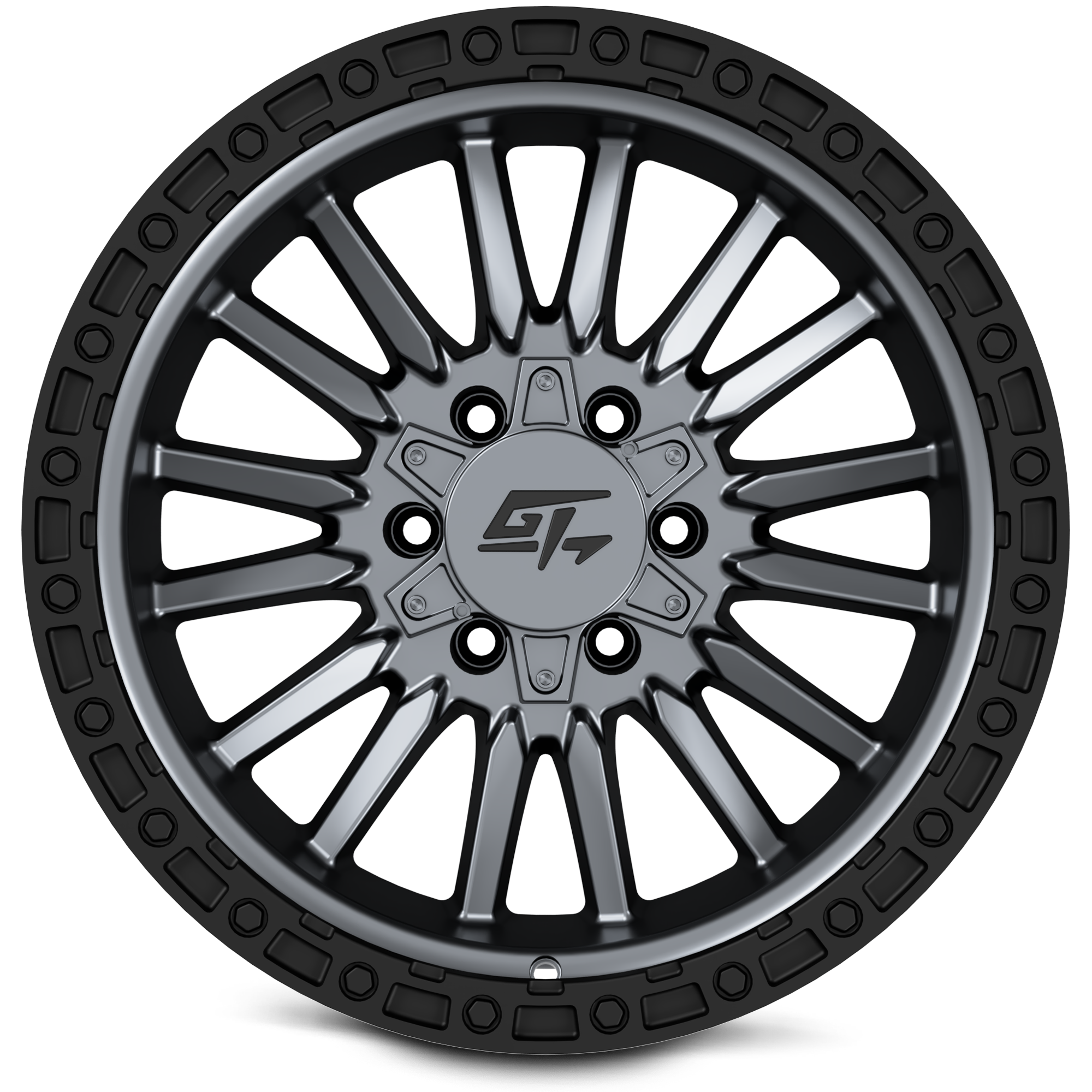 GT OFFROAD CHAMBER 20.0x10.0 6x135/6x139.7 Black Ring / Matte Gunmetal Centre