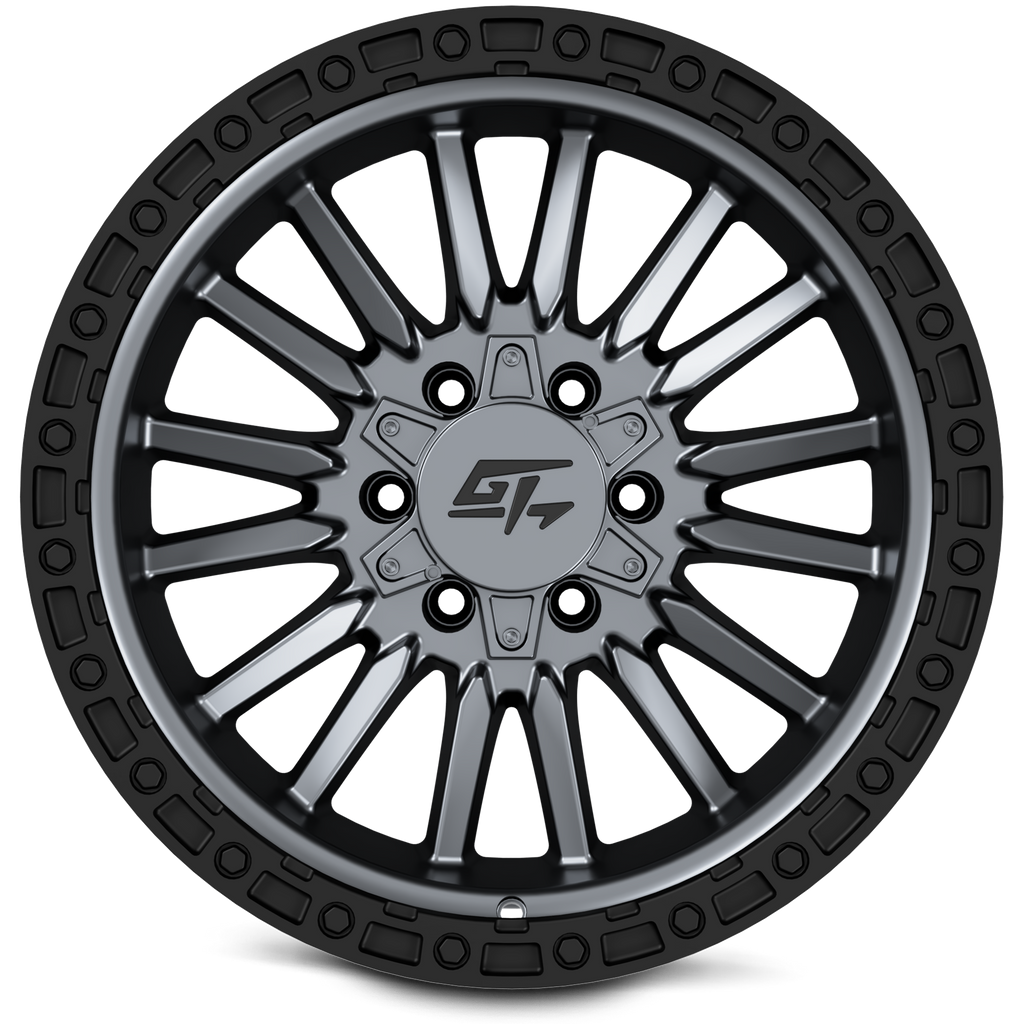 GT OFFROAD CHAMBER 20.0x12.0 5x127/5x139.7 Black Ring / Matte Gunmetal Centre