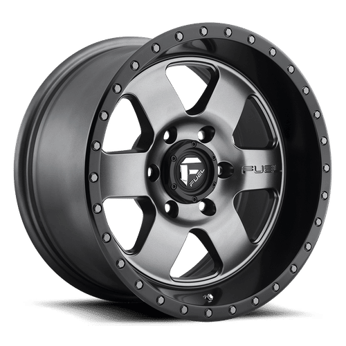 FUEL OFF-ROAD D619 PODIUM 20.0x9.0 6x139.7 MATTE GUN METAL BLACK BEAD RING