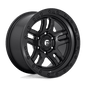 Fuel D700 17x9 6x135 -12 MATTE BLACK