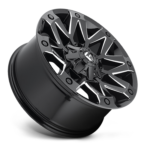 FUEL OFF-ROAD D555 AMBUSH 20.0x10.0 6x135/6x139.7 GLOSS BLACK MILLED