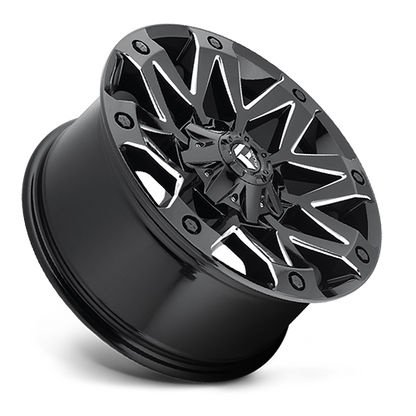FUEL OFF-ROAD D555 AMBUSH 20.0x10.0 6x135/6x139.7 GLOSS BLACK MILLED
