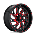FUEL OFF-ROAD D642 18.0x7.0 4x137 GLOSS BLACK RED TINTED CLEAR