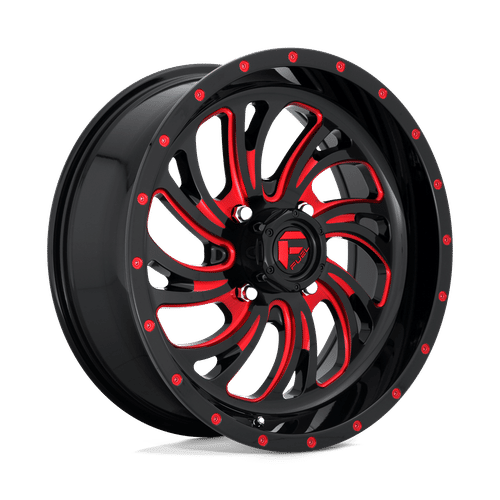 FUEL OFF-ROAD D642 18.0x7.0 4x156 GLOSS BLACK RED TINTED CLEAR