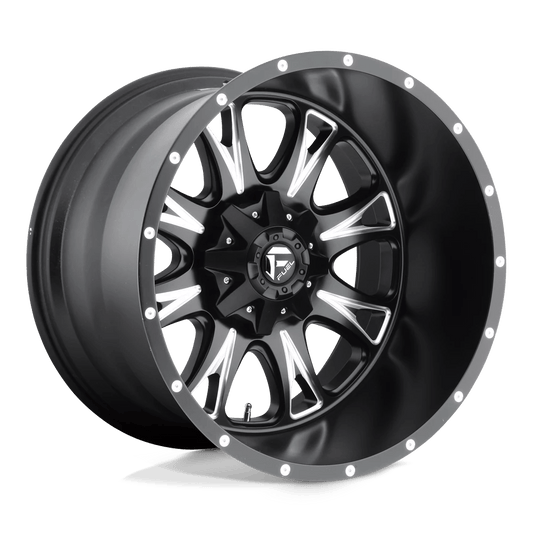 FUEL D513 THROTTLE 22x14 6x135/6x139.7 -76 MATTE BLACK MILLED