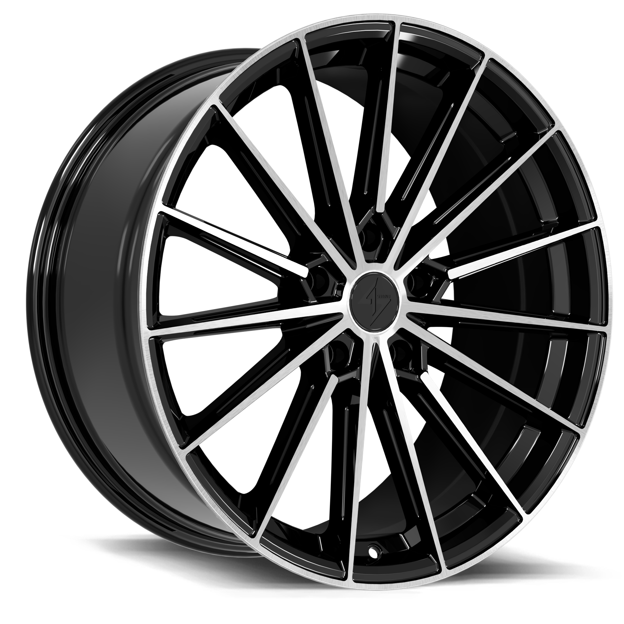 SENTALI STREET RECOIL 22.0x9.5 5x127 Gloss Black Machined Face