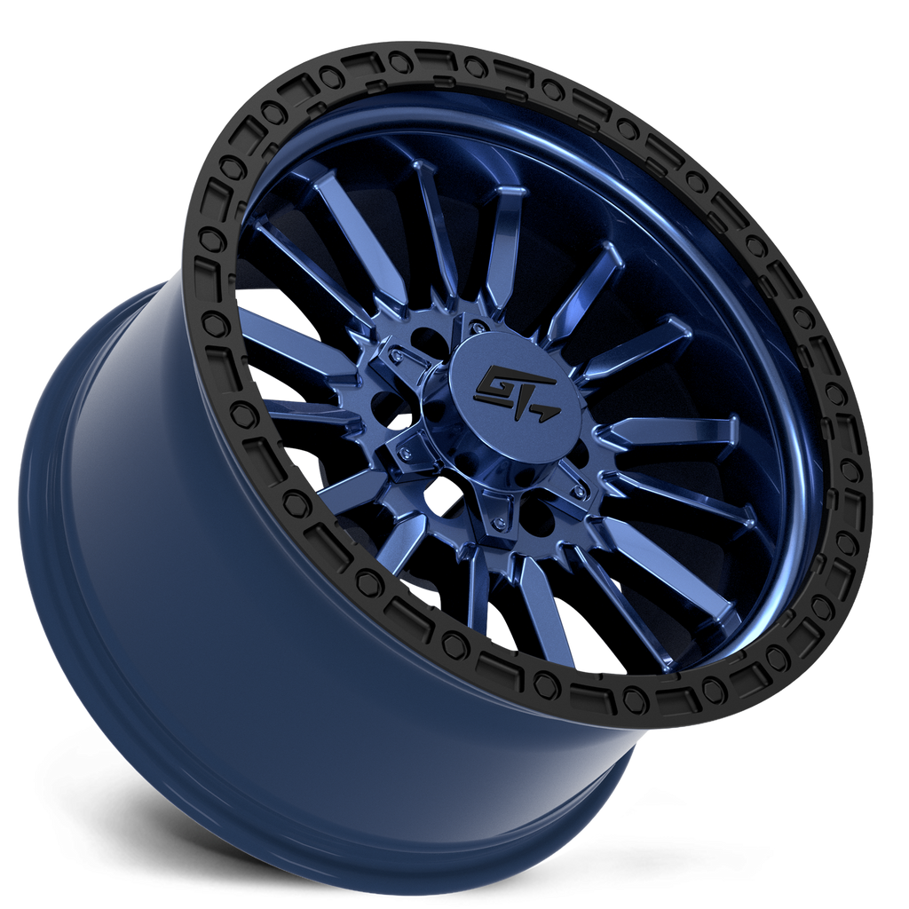 GT OFFROAD CHAMBER 18.0x12.0 8x165.1/8x180 Black Ring / Midnight Blue Centre