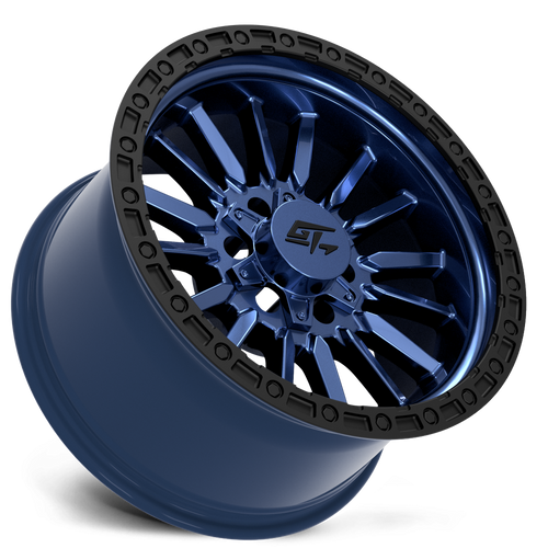 CHAMBER 17x10 5x127/5x139.7 -18 Black Ring / Midnight Blue Centre