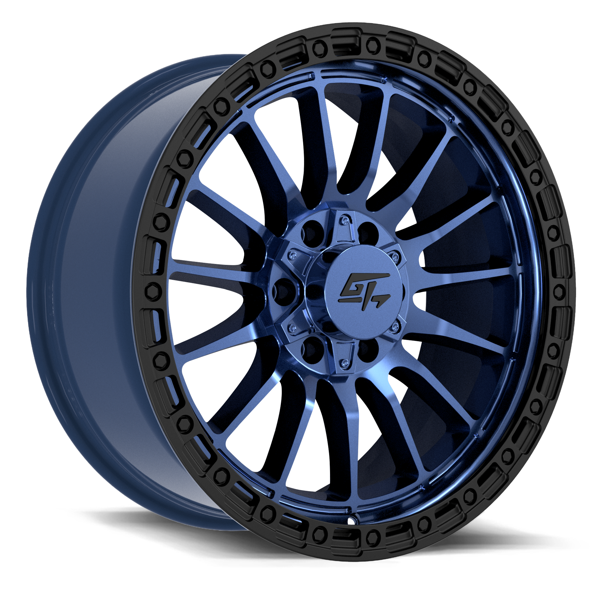 GT OFFROAD RENEGADE 17.0x8.5 6x135/6x139.7 Midnight Blue with Black Ring