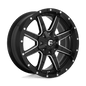 Fuel D610 22x12 5x139.7/5x150 -44 GLOSS BLACK MILLED