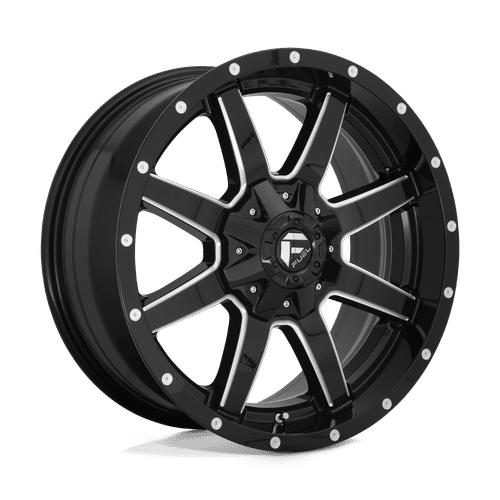 FUEL OFF-ROAD D610 20.0x14.0 6x135/6x139.7 GLOSS BLACK MILLED