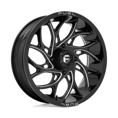 FUEL OFF-ROAD D741 20.0x7.0 4x156 GLOSS BLACK MILLED