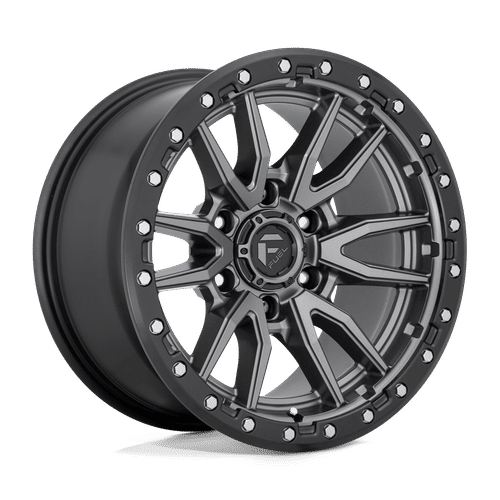 FUEL OFF-ROAD D680 18.0x9.0 5x139.7 MATTE GUN METAL BLACK BEAD RING