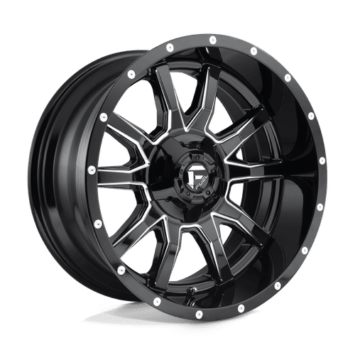 FUEL OFF-ROAD D627 18.0x9.0 6x135/6x139.7 GLOSS BLACK MILLED