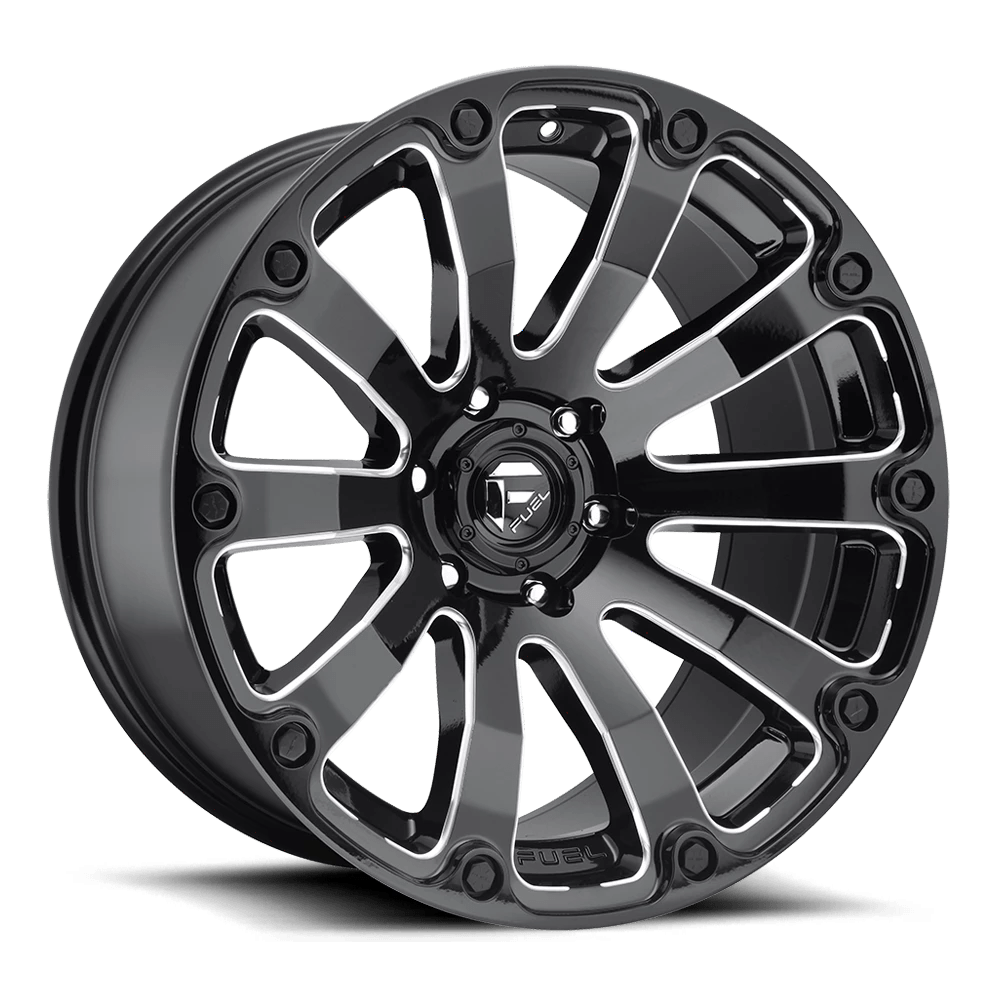 FUEL OFF-ROAD D598 DIESEL 20.0x9.0 5x150 GLOSS BLACK MILLED