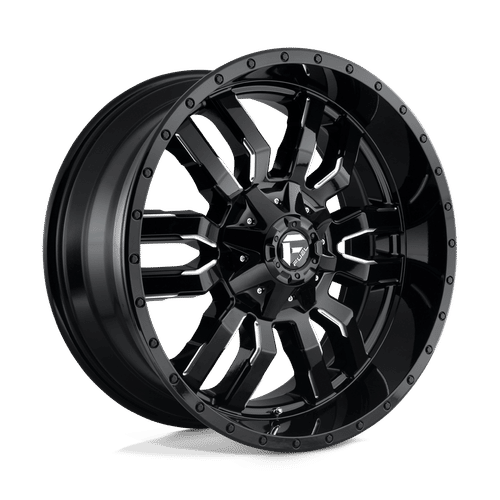 FUEL OFF-ROAD D595 22.0x10.0 8x170 GLOSS BLACK MILLED