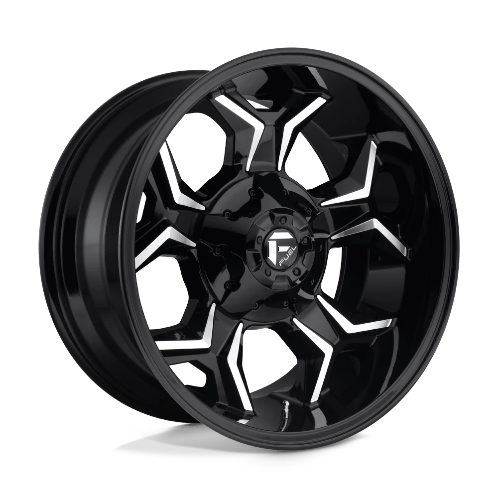 FUEL OFF-ROAD D606 AVENGER 20.0x9.0 5x139.7/5x150 GLOSS BLACK MILLED