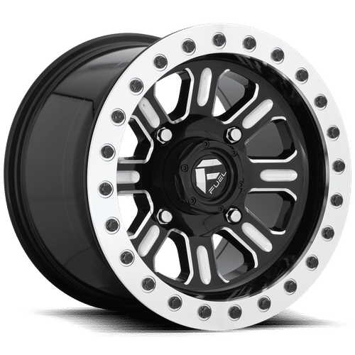 FUEL OFF-ROAD D910 15.0x10.0 4x137 GLOSS BLACK MILLED