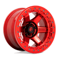 FUEL OFF-ROAD D123 17.0x8.5 6x135 CANDY RED WITH CANDY RED RING