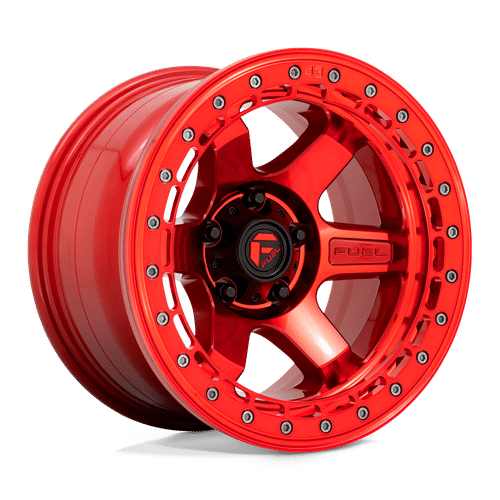FUEL OFF-ROAD D123 17.0x8.5 6x135 CANDY RED WITH CANDY RED RING