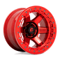 FUEL OFF-ROAD D123 17.0x8.5 6x135 CANDY RED WITH CANDY RED RING