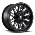 Fuel D620 HARDLINE 22x10 8x165.1 -18 GLOSS BLACK MILLED