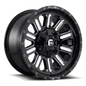 Fuel D620 HARDLINE 22x10 8x180 -18 GLOSS BLACK MILLED