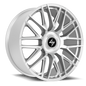 Empire 24x10 6x135 / 6x139.7 +20 Hyper Silver Diamond Cut Face