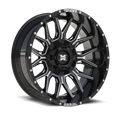 TWISTED OFF-ROAD TW1 20.0x10.0 8x165.1 Gloss Black Milled