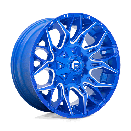 FUEL OFF-ROAD D770 20.0x9.0 8x180 ANODIZED BLUE MILLED