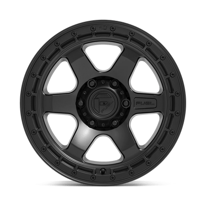 FUEL D750 BLOCK 18x9 6x135 20 MATTE BLACK WITH BLACK RING