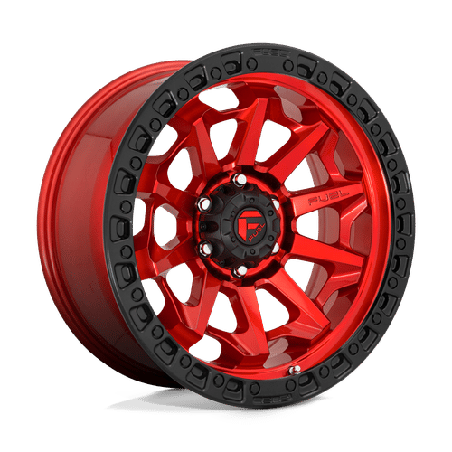 FUEL OFF-ROAD D695 18.0x9.0 8x180 CANDY RED BLACK BEAD RING
