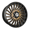 XF OFFROAD XF-239 20.0x9.0 5x127/5x139.7 Satin Black Dark Tint