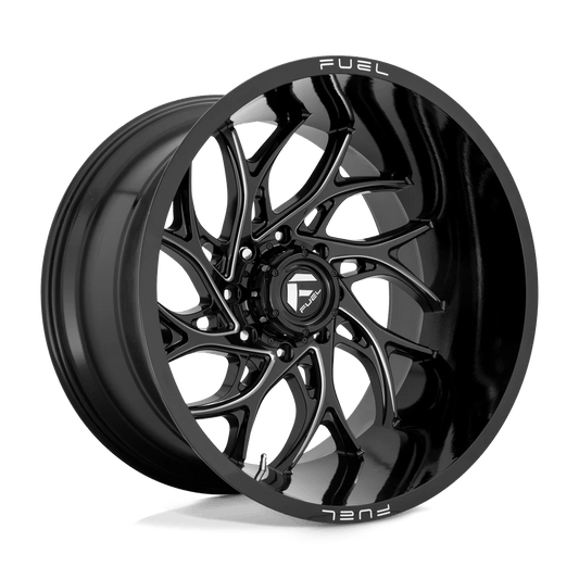 FUEL D741 RUNNER 26x14 8x180 -75 GLOSS BLACK MILLED