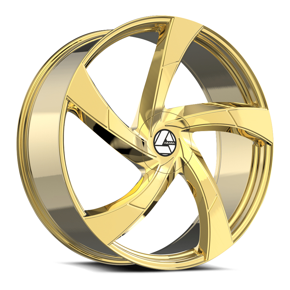 AZARA AZA-524 22.0x8.5 5x112/5x114.3 Nano Gold