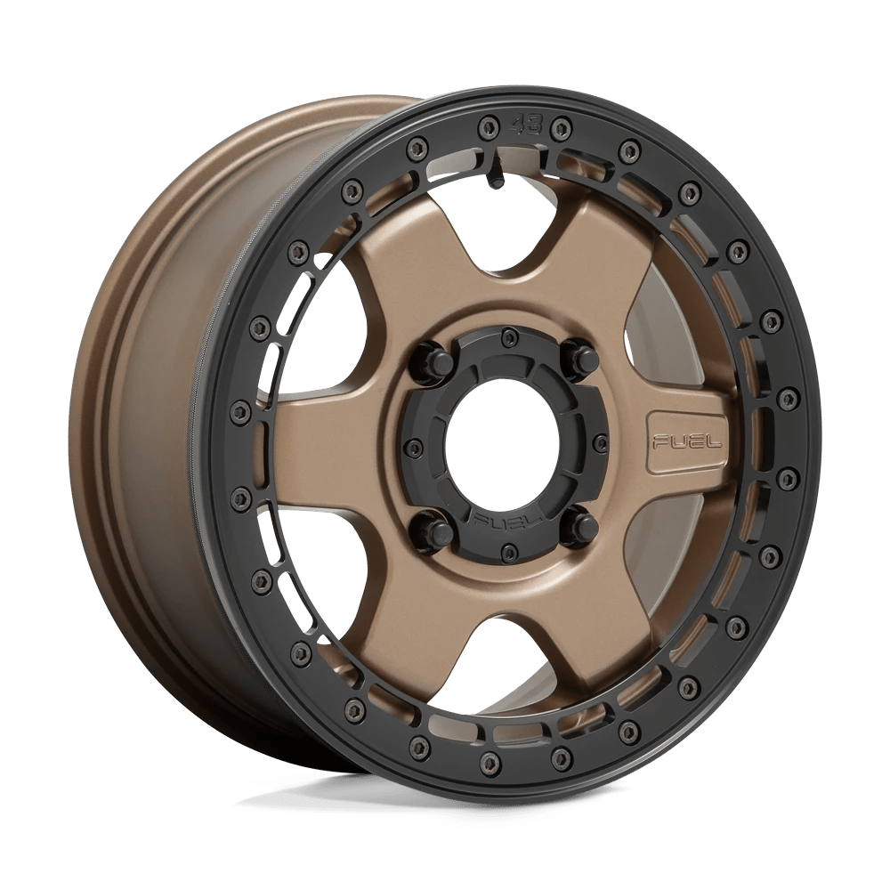 FUEL OFF-ROAD D924 BLOCK BL - OFF ROAD ONLY 15.0x6.0 4x156 MATTE BRONZE WITH BLACK RING