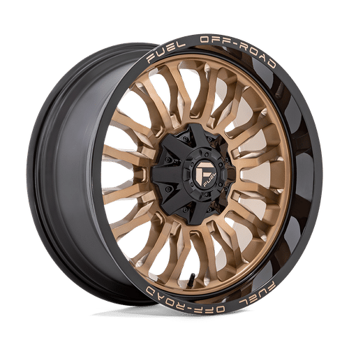 FUEL OFF-ROAD D797 22.0x12.0 8x180 PLATINUM BRONZE WITH BLACK LIP