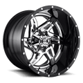FUEL OFF-ROAD D272 ROCKER 22.0x10.0 8x170 CHROME PLATED GLOSS BLACK LIP