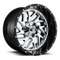 FUEL OFF-ROAD D211 TRITON 20.0x12.0 8x180 CHROME PLATED GLOSS BLACK LIP
