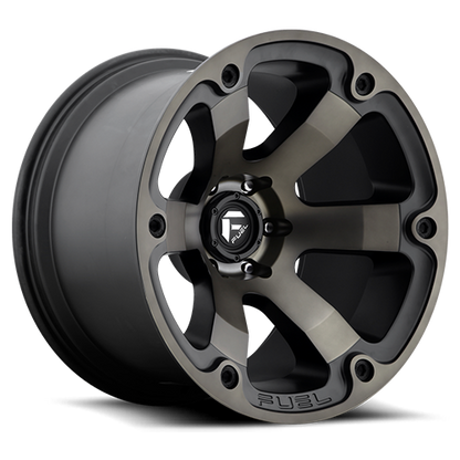 FUEL D564 BEAST 17x9 6x139.7 35 MATTE BLACK DOUBLE DARK TINT