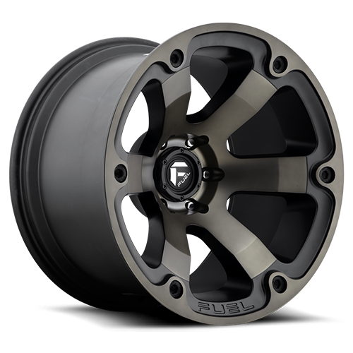 FUEL OFF-ROAD D564 BEAST 17.0x9.0 6x139.7 MATTE BLACK DOUBLE DARK TINT