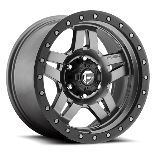 FUEL OFF-ROAD D558 ANZA 20.0x9.0 6x139.7 MATTE GUN METAL BLACK BEAD RING