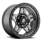 FUEL OFF-ROAD D558 ANZA 20.0x9.0 6x139.7 MATTE GUN METAL BLACK BEAD RING
