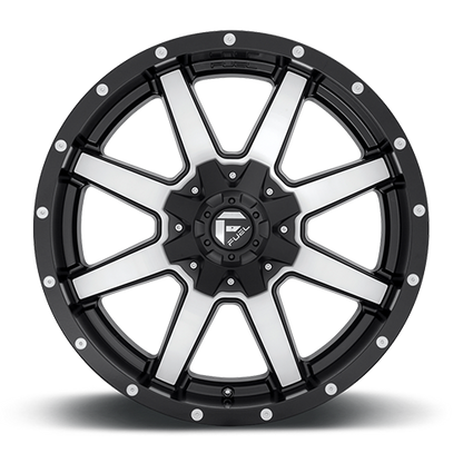 FUEL D537MAVERICK 20x10 8x180 -12 MATTE BLACK MACHINED