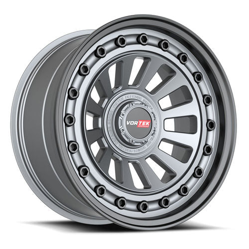 VORTEK VRD-702 20x9.5 6x135/6x139.7 0 Matte GunMetal Black Bolts / Lip