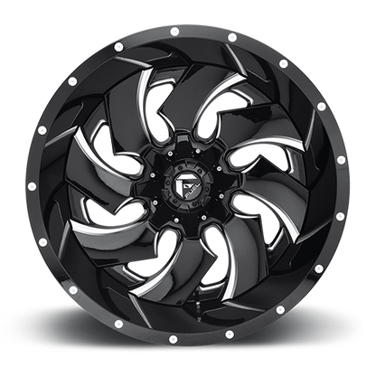 FUEL D239 CLEAVER 22x10 8x180 -13 GLOSS BLACK MILLED