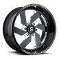 FUEL D582 TURBO 20x9 6x139.7 20 GLOSS BLACK MILLED