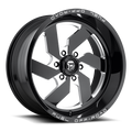 FUEL OFF-ROAD D582 TURBO 20.0x9.0 6x139.7 GLOSS BLACK MILLED